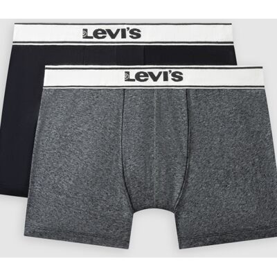 Levi's Vintage Boxer Brief 2 Pack - Homme - Noir / Black - XL - Publicité Levi's Vintage Boxer Brief 2 Pack - Homme - Noir / Black - XL - Publicité