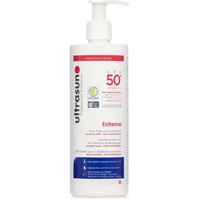 Gel Solaire Ultrasun Extreme SPF 50+ - 400ml - Publicité Gel Solaire Ultrasun Extreme SPF 50+ - 400ml - Publicité