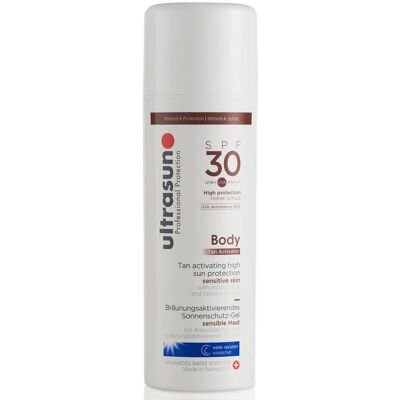Ultrasun Activateur de Bronzage SPF 30 Gel (150 ml) - Publicité Ultrasun Activateur de Bronzage SPF 30 Gel (150 ml) - Publicité