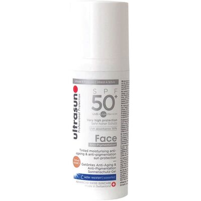 Ultrasun Visage Anti-Pigmentation Teinté Miel SPF50+ (50ml) - Publicité Ultrasun Visage Anti-Pigmentation Teinté Miel SPF50+ (50ml) - Publicité