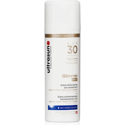 Ultrasun SPF30 Glimmer Max (150ml) - Publicité Ultrasun SPF30 Glimmer Max (150ml) - Publicité