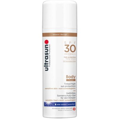 Ultrasun Gel Corporel Teinté Miel SPF 30 (150ml) - Publicité Ultrasun Gel Corporel Teinté Miel SPF 30 (150ml) - Publicité
