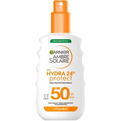 Ambre Solaire Hydra24 SPF50 Spray - Spray solaire SPF50 - Publicité Ambre Solaire Hydra24 SPF50 Spray - Spray solaire SPF50 - Publicité