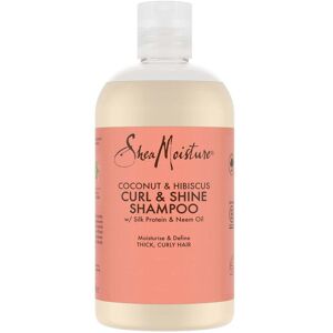 SheaMoisture Shea Moisture Shampoing Brillance Rehausseur de Boucles à la Noix de Coco et l'Hibiscus (379 ml) - Publicité SheaMoisture Shea Moisture Shampoing Brillance Rehausseur de Boucles à la Noix de Coco et l'Hibiscus (379 ml) - Publicité