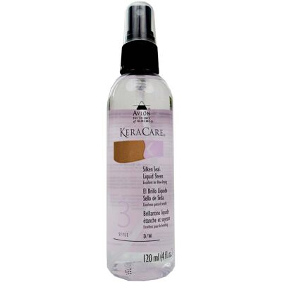 KeraCare Silken Seal Liquid Sheen - Spray capillaire - Publicité KeraCare Silken Seal Liquid Sheen - Spray capillaire - Publicité