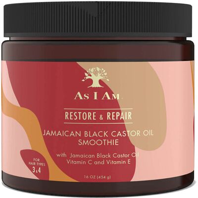 As I Am Smoothie à l'Huile de Ricin Noir de la Jamaïque - Publicité As I Am Smoothie à l'Huile de Ricin Noir de la Jamaïque - Publicité