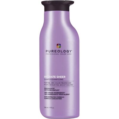 Shampoo Hydrate Sheer Pureology - Léger, Vegan, Soin Couleur - Publicité Shampoo Hydrate Sheer Pureology - Léger, Vegan, Soin Couleur - Publicité