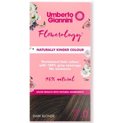 Umberto Giannini Flowerology Blond Foncé - Coloration capillaire - Publicité Umberto Giannini Flowerology Blond Foncé - Coloration capillaire - Publicité