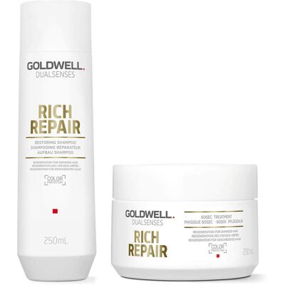 Goldwell Dualsenses Rich Repair - Shampoing pour Cheveux Abîmés - Publicité Goldwell Dualsenses Rich Repair - Shampoing pour Cheveux Abîmés - Publicité