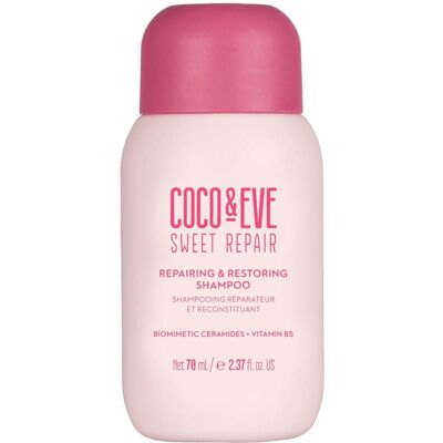 Shampoing Coco & Eve Sweet Repair - Répare les cheveux abîmés - Publicité Shampoing Coco & Eve Sweet Repair - Répare les cheveux abîmés - Publicité