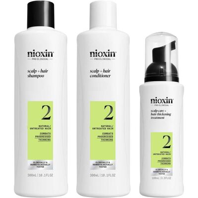 Nioxin Pro Clinical Kit 2 - Système d'Épaississement Naturel - Publicité Nioxin Pro Clinical Kit 2 - Système d'Épaississement Naturel - Publicité