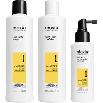 Nioxin Pro Clinique Système Épaississant du Cuir Chevelu + Cheveux Kit 1 - Publicité Nioxin Pro Clinique Système Épaississant du Cuir Chevelu + Cheveux Kit 1 - Publicité