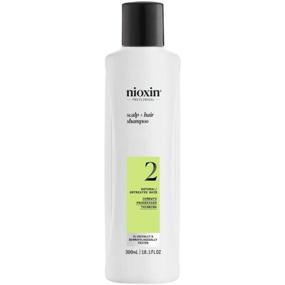 Nioxin Pro Clinical System 2 Shampoing épaississant pour cuir chevelu et cheveux - Publicité Nioxin Pro Clinical System 2 Shampoing épaississant pour cuir chevelu et cheveux - Publicité
