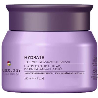 Pureology Hydrate Hair Treatment Mask - Deep Conditioning Hair Mask for Dry or Color-Treated Hair 250ml - Publicité Pureology Hydrate Hair Treatment Mask - Deep Conditioning Hair Mask for Dry or Color-Treated Hair 250ml - Publicité