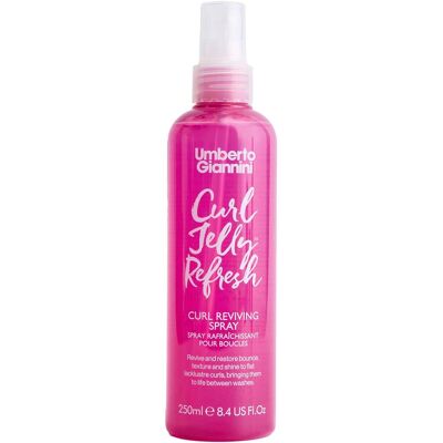 Umberto Giannini Curl Jelly Refresh Curl Reviving Spray 250ml - Publicité Umberto Giannini Curl Jelly Refresh Curl Reviving Spray 250ml - Publicité