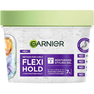 Garnier Method for Curls Gel 370ml - Publicité Garnier Method for Curls Gel 370ml - Publicité