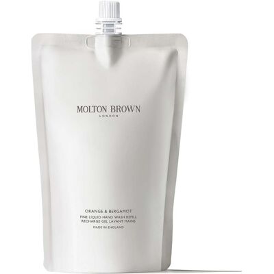 Molton Brown Recharge Lavage Mains Orange Bergamote - Liquide pour les mains - Publicité Molton Brown Recharge Lavage Mains Orange Bergamote - Liquide pour les mains - Publicité