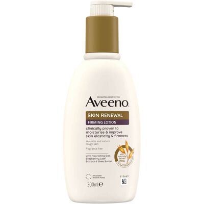 Lotion raffermissante de renouvellement de la peau Aveeno - Soins du corps - Publicité Lotion raffermissante de renouvellement de la peau Aveeno - Soins du corps - Publicité