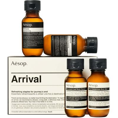 Aesop Arrival Kit de Voyage pour Cheveux & Corps - Publicité Aesop Arrival Kit de Voyage pour Cheveux & Corps - Publicité