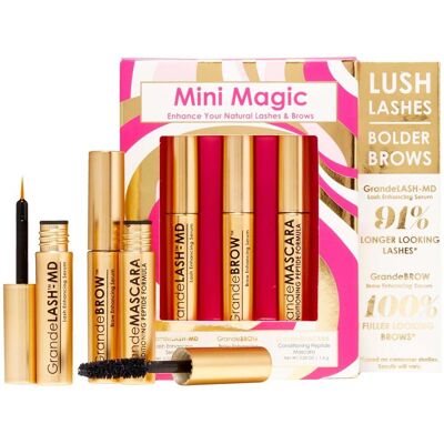 Grande Cosmetics - Mini Magic Set - Cils, Sourcils & Mascara - Coffret Cosmétique - Publicité Grande Cosmetics - Mini Magic Set - Cils, Sourcils & Mascara - Coffret Cosmétique - Publicité
