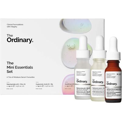 The Ordinary's The Mini Essentials Set for Brightening and Skin Barrier Repair - Publicité The Ordinary's The Mini Essentials Set for Brightening and Skin Barrier Repair - Publicité