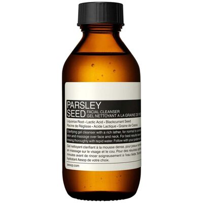 Nettoyant visage aux graines de persil Aēsop - 100ml - Publicité Nettoyant visage aux graines de persil Aēsop - 100ml - Publicité