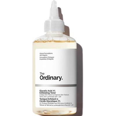 The Ordinary Solution Tonique Exfoliante à l’Acide Glycolique 7% - Publicité The Ordinary Solution Tonique Exfoliante à l’Acide Glycolique 7% - Publicité