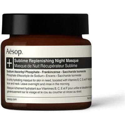 Aesop Sublime Masque de Nuit Reconstituant - Masque de nuit - Soin de la peau - Publicité Aesop Sublime Masque de Nuit Reconstituant - Masque de nuit - Soin de la peau - Publicité