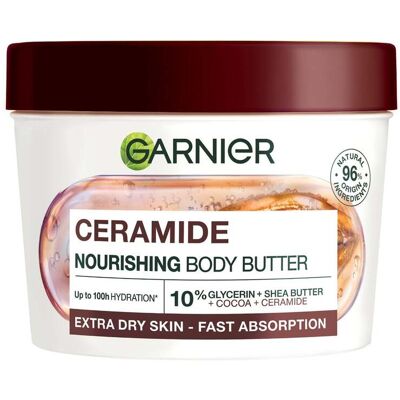 Garnier Body Superfood, Crème Corporelle Nourrissante Duos Cacao & Céramide (380ml) - Publicité Garnier Body Superfood, Crème Corporelle Nourrissante Duos Cacao & Céramide (380ml) - Publicité