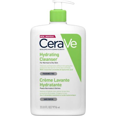 CeraVe Lotion Nettoyante Hydratante - Nettoyant Hydratant Pour Peau Normale à Sèche (1000ml) - Publicité CeraVe Lotion Nettoyante Hydratante - Nettoyant Hydratant Pour Peau Normale à Sèche (1000ml) - Publicité