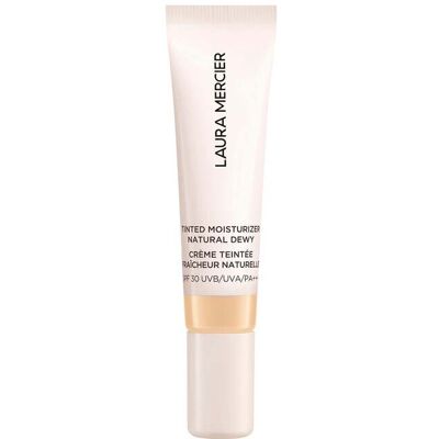 Laura Mercier Hydratant Teinté Dewy SPF 30 - Format Voyage - Publicité Laura Mercier Hydratant Teinté Dewy SPF 30 - Format Voyage - Publicité