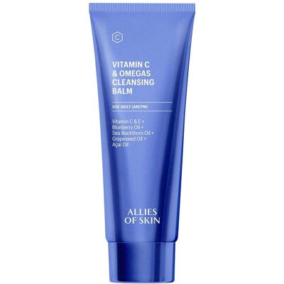 Allies of Skin Vitamin C & Omegas Baume Nettoyant - 100ml - Face l'Avenir - Publicité Allies of Skin Vitamin C & Omegas Baume Nettoyant - 100ml - Face l'Avenir - Publicité