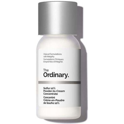The Ordinary Sulfur 10% Powder-to-Cream Concentrate 5g - Publicité The Ordinary Sulfur 10% Powder-to-Cream Concentrate 5g - Publicité