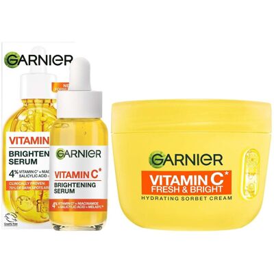 Garnier Vit C Sérum Anti-Taches - Sérum contre les taches brunes - Publicité Garnier Vit C Sérum Anti-Taches - Sérum contre les taches brunes - Publicité