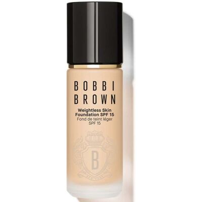 Bobbi Brown Weightless Skin Foundation SPF 15 - Longue tenue, Hydratant, Warm Ivory - 30ml - Publicité Bobbi Brown Weightless Skin Foundation SPF 15 - Longue tenue, Hydratant, Warm Ivory - 30ml - Publicité