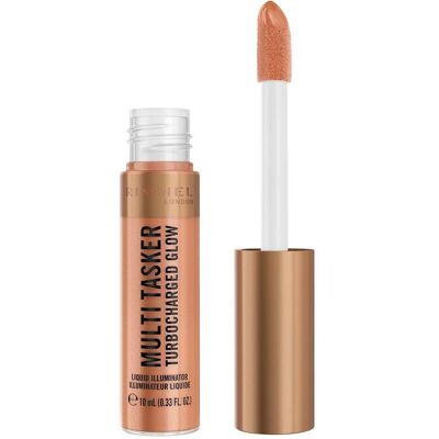 Rimmel Multi Tasker Turbocharged Glow Liquid Illuminator 10ml (Various Shades) - 007 Spilling the Tea - Publicité Rimmel Multi Tasker Turbocharged Glow Liquid Illuminator 10ml (Various Shades) - 007 Spilling the Tea - Publicité