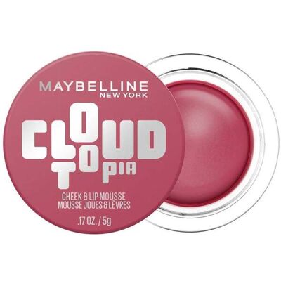 Maybelline New York Cloudtopia Blush Cheek & Lip Mousse Up to 14H Cheek Colour (Various Shades) - 1 Twighlight Berry - Publicité Maybelline New York Cloudtopia Blush Cheek & Lip Mousse Up to 14H Cheek Colour (Various Shades) - 1 Twighlight Berry - Publicité