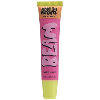 Made By Mitchell Beam Lip Gloss (Various Shades) - Candy Cute - Publicité Made By Mitchell Beam Lip Gloss (Various Shades) - Candy Cute - Publicité