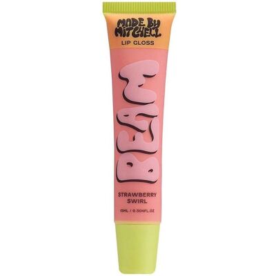 Made By Mitchell Beam Lip Gloss (Various Shades) - Strawberry Swirl - Publicité Made By Mitchell Beam Lip Gloss (Various Shades) - Strawberry Swirl - Publicité