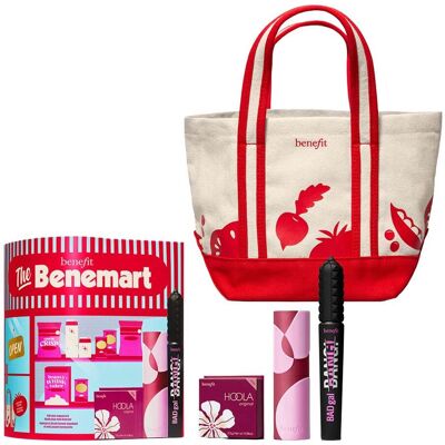 Benefit The Benemart, Badgal BANG Mascara, Gel Stick Blush & Hoola Bronzer Gift Set with Limited Edition Bag - Publicité Benefit The Benemart, Badgal BANG Mascara, Gel Stick Blush & Hoola Bronzer Gift Set with Limited Edition Bag - Publicité