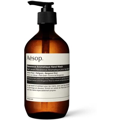 Aēsop Reverence Aromatique Hand Wash - Gel lavant pour mains - Publicité Aēsop Reverence Aromatique Hand Wash - Gel lavant pour mains - Publicité