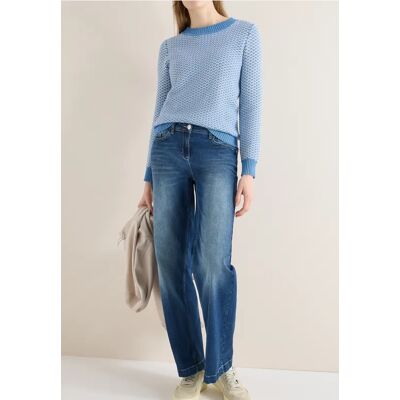 Cecil Femme Pulls deux tons in Bleu, Gr: L - Publicité Cecil Femme Pulls deux tons in Bleu, Gr: L - Publicité
