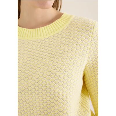 Cecil Femme Pulls deux tons in Jaune, Gr: XL - Publicité Cecil Femme Pulls deux tons in Jaune, Gr: XL - Publicité