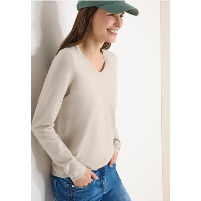 Cecil Femme Pulls deux tons in Beige, Gr: M - Publicité Cecil Femme Pulls deux tons in Beige, Gr: M - Publicité