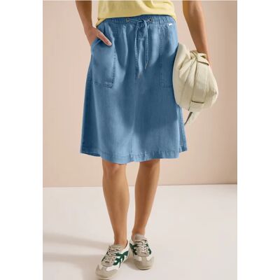 cecil Jupe midi avec poches en denim - Publicité cecil Jupe midi avec poches en denim - Publicité