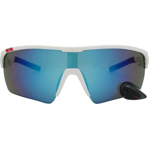 TriEye Lunettes Montures Blanches Revo Bleu avec rétroviseur - S - S