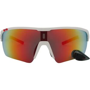 TriEye Lunettes Montures Blanches Revo Rouge avec rétroviseur - S - S