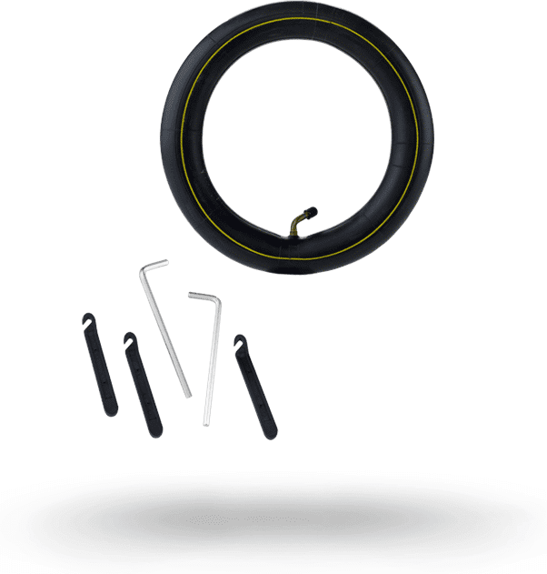 Bugaboo Donkey chambre à air de 10 pouces noir Bugaboo Donkey chambre à air de 10 pouces noir