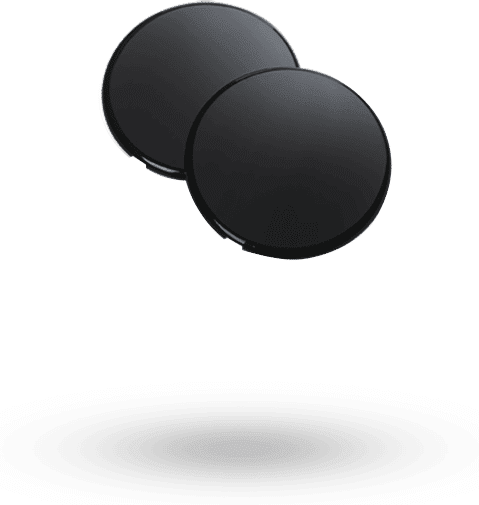 Bugaboo Fox capuchons de l'articulation centrale du châssis noir Bugaboo Fox capuchons de l'articulation centrale du châssis noir