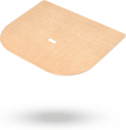 Bugaboo Cameleon 3 fond de siège en bois blanc cassé Bugaboo Cameleon 3 fond de siège en bois blanc cassé